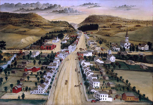  Joseph H Hidley View of Poestenkill, New York - Art Print