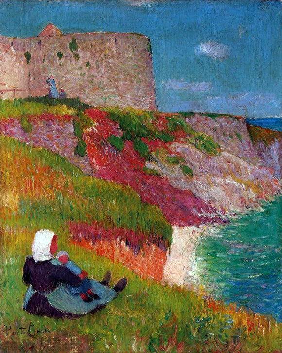  Henri Moret A View of Port Louis - Art Print