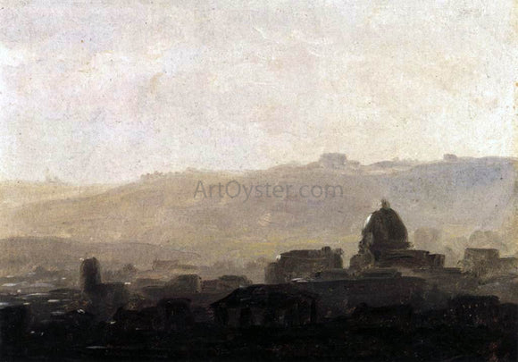  Pierre-Henri De Valenciennes View of Rome in the Morning - Art Print