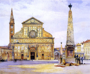  Henry Roderick Newman A View of Santa Maria Novella - Art Print