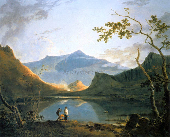  Richard Wilson View of Snowdon from Llyn Nantlle - Art Print