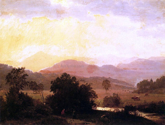  William Trost Richards View of the Adirondacks - Art Print