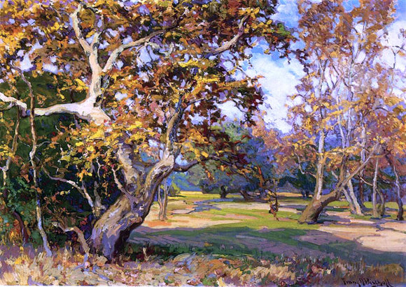  Franz Bischoff View of the Arroyo Seco from the Artist's Studio - Art Print