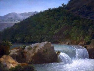  Jean-Joseph-Xavier Bidauld View of the Cascade of the Gorge near Allevard - Art Print