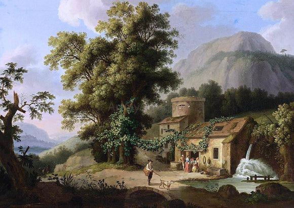  Jacob Philipp Hackert View of the Copper-Mill in Vietri - Art Print