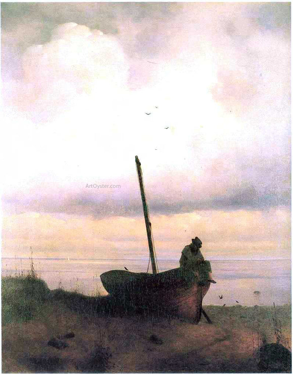  Ivan Constantinovich Aivazovsky View of the Cost Near St. Petersburg - Art Print