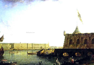  Fedor Yakovlevich Alekseev View of the Fortress of St. Peter and Paul and the Palace Embankmant - Art Print