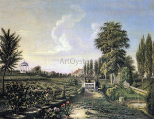  Charles Willson Peale View of the Garden at Belfield - Art Print