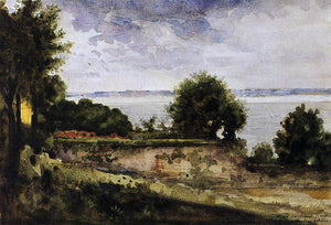  Gustave Moreau View of the Garden of Madame Aupick, Mother of Baudelaire - Art Print