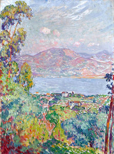  Henri Lebasque View of the Gulf at Saint Tropez - Art Print