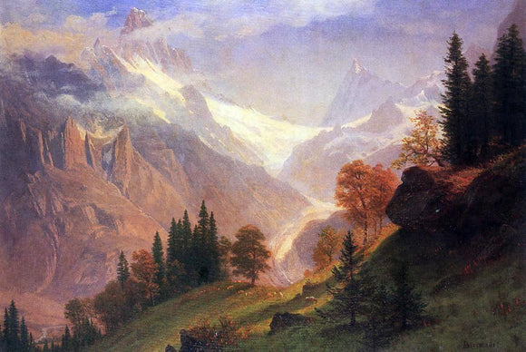  Albert Bierstadt View of the Grunewald - Art Print