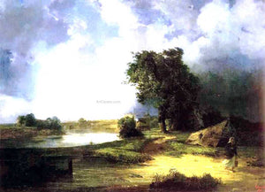  Alexei Kondratevich Savrasov View of the Kremlin from the Krimsky Bridge in Inclement Weather - Art Print
