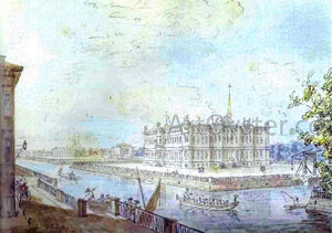  Fedor Yakovlevich Alekseev View of the Mikhailovsky Castle in St. Petersburg - Art Print