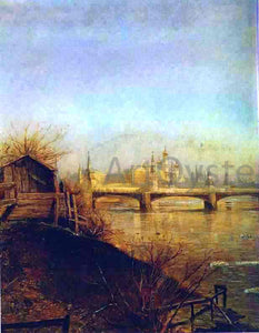  Alexei Kondratevich Savrasov View of the Moscow Kremlin, Spring - Art Print