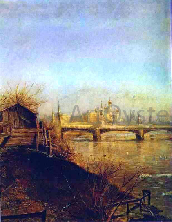  Alexei Kondratevich Savrasov View of the Moscow Kremlin, Spring - Art Print