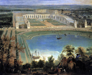  Jean-Baptiste Martin View of the Orangerie (detail) - Art Print
