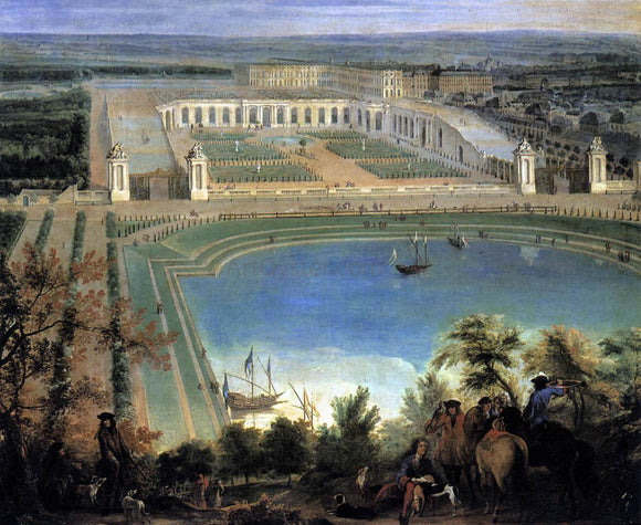  Jean-Baptiste Martin View of the Orangerie (detail) - Art Print