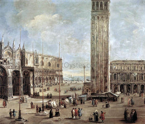  Antonio Stom A View of the Piazza San Marco from the Procuratie Vecchie - Art Print