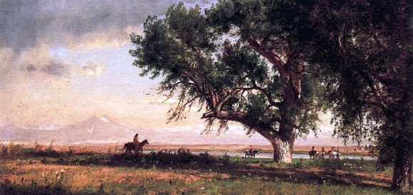  Thomas Worthington Whittredge View of the Platte River - Art Print