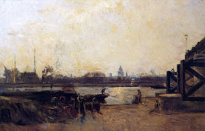  Stanislas Lepine View of the Port in the Afternoon Sun - Art Print