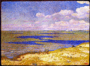  Theo Van Rysselberghe View of the River Scheldt - Art Print