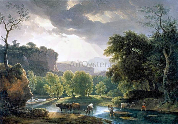  Hendrik Voogd View of the Roman Campagna - Art Print