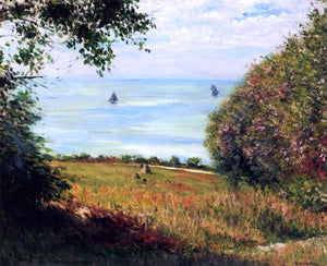  Gustave Caillebotte View of the Sea from Villerville (also known as Sea Scape) - Art Print