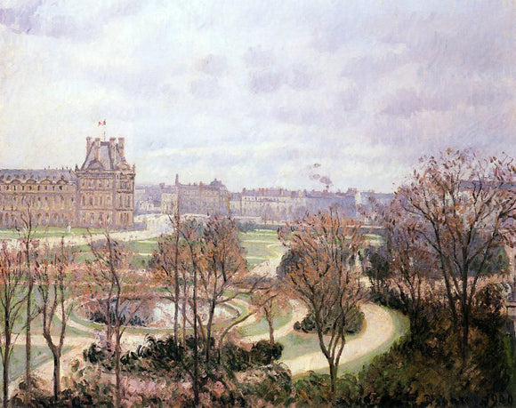  Camille Pissarro View of the Tulleries: Morning - Art Print