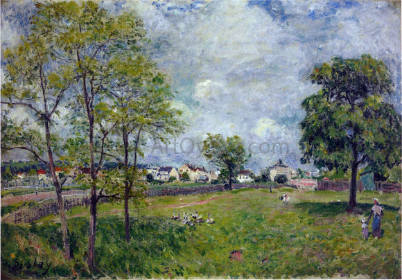  Alfred Sisley View of the Village - Art Print