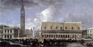  Luca Carlevaris View of the Wharf from the Bacino di San Marco - Art Print