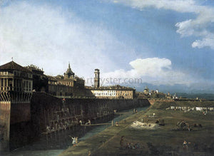  Bernardo Bellotto View of Turin near the Royal Palace - Art Print
