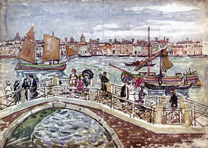  Maurice Prendergast View of Venice (also known as Giudecca from The Zattere) - Art Print