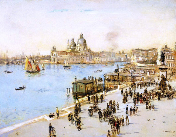  Jean-Francois Raffaelli View of Venice - Art Print