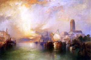  Thomas Moran View of Venice - Art Print