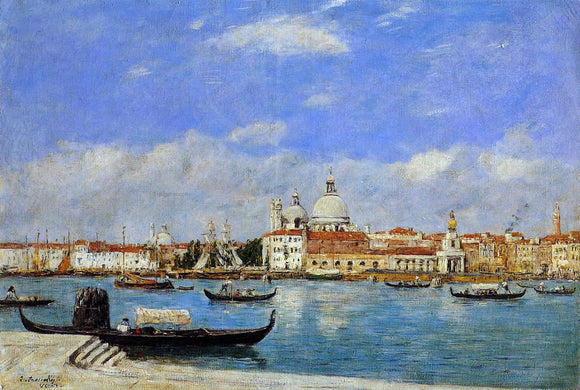  Eugene-Louis Boudin A View of Venice - Art Print