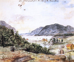  Charles Willson Peale View of West Point from the Side of the Mountain - Art Print