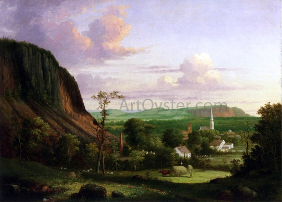  George Henry Durrie View of Westville - Art Print