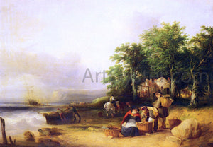  Senior William Shayer View on the Isle of Wight - Art Print