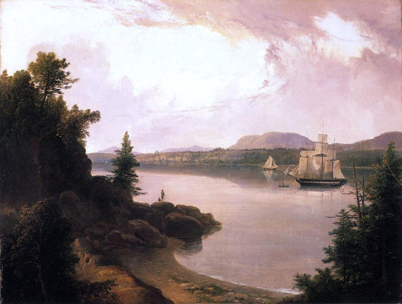  Thomas Doughty View on the St. Croix River near Robbinston - Art Print