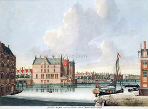  Johannes Teyler View toward the Amstel River - Art Print