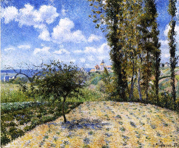  Camille Pissarro View Toward the Pontoise Prison - Art Print