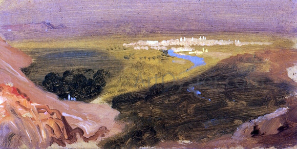  Frederic Edwin Church View Towards Damascus, Syria - Art Print