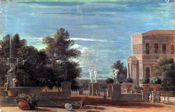  Marco Ricci Villa in a Park Setting - Art Print