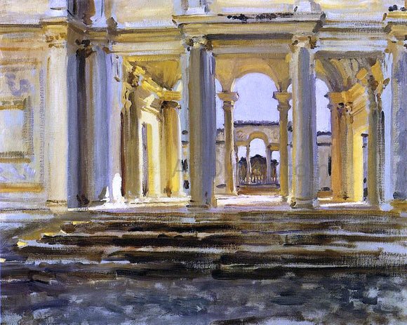  John Singer Sargent Villa Papa Giulla - Art Print