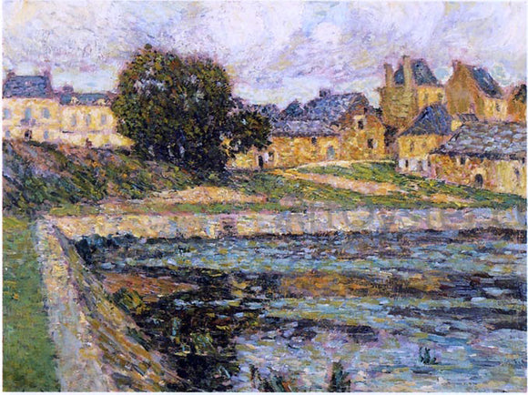  Henri Le Sidaner Village at Bellay - Art Print