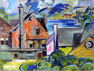  Preston Dickinson Village by the Sea - Art Print