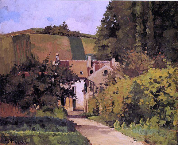  Camille Pissarro Village Church - Art Print