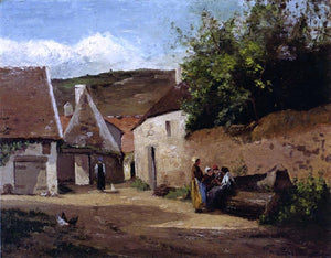  Camille Pissarro Village Corner - Art Print