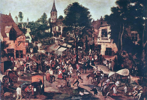  The Younger Pieter Brueghel Village Feast - Art Print