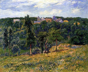  Henri Moret Village near Clohars - Art Print